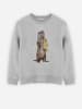 WOOOP Sweatshirt "Otter" in Grau