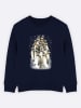 WOOOP Sweatshirt "Gathering in the Show" in Dunkelblau