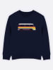 WOOOP Sweatshirt "Rainbow Van" in Dunkelblau