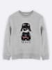 WOOOP Sweatshirt "Sloth wars" in Grau