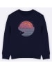 WOOOP Sweatshirt "The mountains are calling" in Dunkelblau
