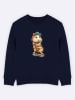 WOOOP Sweatshirt "Skateboard Hamster" in Dunkelblau