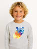 WOOOP Sweatshirt "Sunny Bear" in Grau