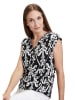 CARTOON Bluse in Weiß/ Schwarz