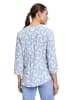 CARTOON Bluse in Hellblau/ Weiß