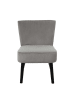 HYGGE Sessel "Giulia" in Grau - (B)55 x (H)76 x (T)63 cm