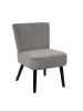 HYGGE Fauteuil "Giulia" grijs - (B)55 x (H)76 x (D)63 cm