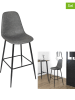 chairs for all Hockery barowe (2 szt.) "Amber" w kolorze szarym - 44 x 110 x 54 cm