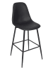 chairs for all 2-delige set: barkrukken "Amber" zwart - (B)44 x (H)110 x (D)54 cm