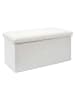 THE HOME DECO FACTORY Opbergkruk beige - (B)76 x (H)38 x (D)38 cm