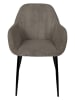 THE HOME DECO FACTORY 2er-Set: Sessel in Taupe - (B)59 x (H)85 x (T)55,7 cm