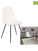 THE HOME DECO FACTORY 2er-Set: Stühle ''Chase'' in Creme - (B)45 x (H)85 x (T)54 cm
