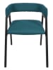 Rétro Chic 2er-Set: Armlehnenstühle "Atome" in Petrol - (B)50 x (H)74 x (T)50,5 cm