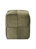 THE HOME DECO FACTORY Puf w kolorze khaki - 36 x 38 cm