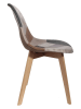 chairs for all Eetkamerstoel "Patchwork" bruin - (B)57,8 x (H)86,5 x (D)47 cm