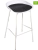 THE HOME DECO FACTORY 2er-Set: Barhocker in Weiß - (B)43 x (H)84 x (T)43 cm