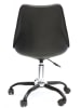 The Home Deco Kids Bürostuhl "Kiruna" in Schwarz - (B)46,5 x (H)92 x (T)58,5 cm
