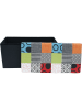 THE HOME DECO FACTORY Skrzynia ze wzorem do siedzenia - 76 x 38 x 38 cm