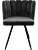 Rétro Chic 2er-Set: Sessel "Ariel" in Schwarz - (B)52,5 x (H)79,7 x (T)50,5 cm