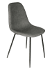 chairs for all 4er-Set: Esszimmerstühle "Amber" in Grau - (B)44 x (H)86 x (T)54 cm