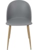 THE HOME DECO FACTORY 2er-Set: Esszimmerstühle in Grau - (B)49 x (H)81 x (T)47 cm