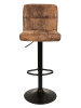 chairs for all 2er-Set: Barhocker ''Downtown'' in Braun - (B)43 x (H)93 x (T)42 cm