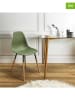 THE HOME DECO FACTORY 2-delige set: eetkamerstoelen "Scandinave" groen - (B)46 x (H)85 x (D)56 cm