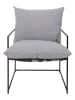 The Concept Factory Sessel "Jonas" in Grau - (B)62,5 x (H)61 x (T)61 cm