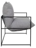The Concept Factory Fauteuil "Jonas" grijs - (B)62,5 x (H)61 x (D)61 cm