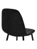 Ethnical Life Esszimmerstuhl "Leaf" in Schwarz - (B)44 x (H)86 x (T)50 cm