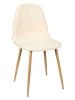 Ethnical Life Esszimmerstuhl "Faro" in Creme - (H)86 x (T)50 cm