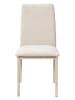 chairs for all 2-delige set: eetkamerstoelen beige - (B)52 (H)91 (D)43 cm