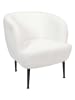 THE HOME DECO FACTORY Fauteuil "Kiera" wit - (B)72 x (H)70 cm