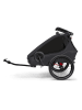 Qeridoo 3in1-Fahrradanhänger "Kidgoo 1 Phantom Grey" in Anthrazit