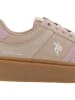 U.S. Polo Assn. Sneakers beige/lichtroze