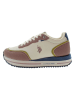 U.S. Polo Assn. Sneakers crème/lichtroze/donkerblauw