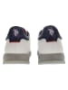U.S. Polo Assn. Sneakers wit/grijs/donkerblauw