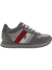 U.S. Polo Assn. Sneakers in Grau/ Rot