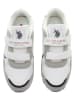U.S. Polo Assn. Sneakers wit/grijs/zwart