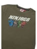 LEGO Pyjama in Khaki/ Dunkelblau