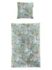 Irisette Satijnen beddengoedset lichtblauw/groen