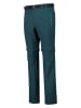 cmp Spodnie funkcyjne Zipp-Off w kolorze turkusowym