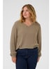 KAFFE curve Bluse in Taupe