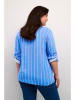 Kaffe Bluse in Hellblau/ Rosa