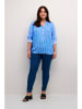 Kaffe Blouse lichtblauw/lichtroze