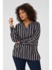 KAFFE curve Blouse zwart/lichtroze