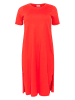 KAFFE curve Sukienka w kolorze czerwonym