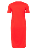 KAFFE curve Sukienka w kolorze czerwonym
