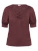 KAFFE curve Shirt in Bordeaux