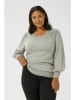 KAFFE curve Pullover in Grau